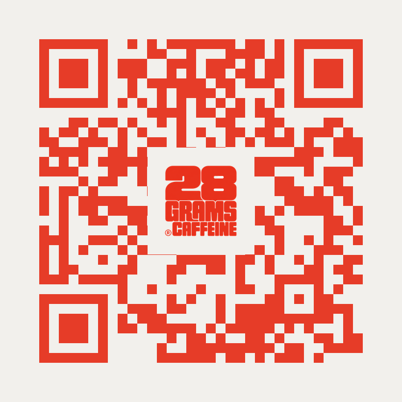 QR code to save 28gramscaffeine.com on your phone